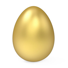 Golden Egg Isolated