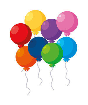 balloons helium party celebration