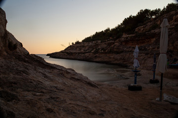 View of Cala Greca, Lampedusa