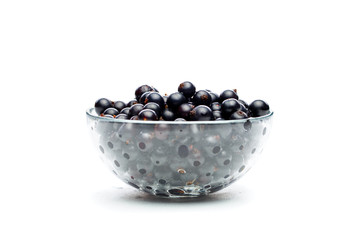 Photo of currant in glass cup