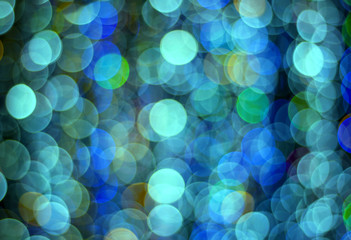 colorful light bokeh background