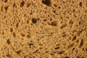 Whole grain bread texture background