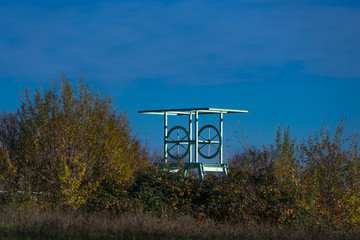 moderner Förderturm