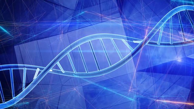 Genetics DNA double helix strand