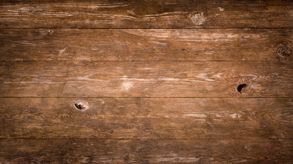 Dark wood planks as background or texture