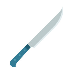 Bone-cutter knife vector flat isolated on white