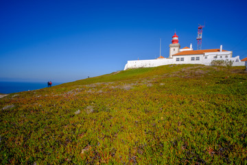 Fototapeta na wymiar The most european west Lighthouse in Portugal
