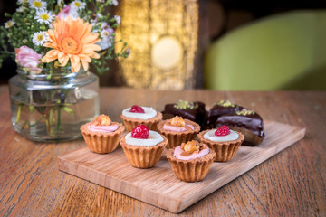 Homemade mini cupcakes