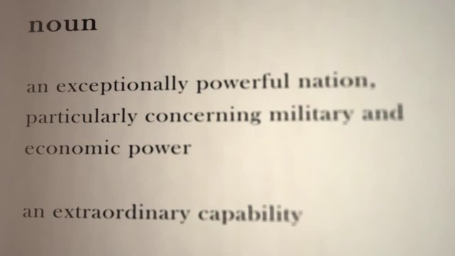 Superpower Definition