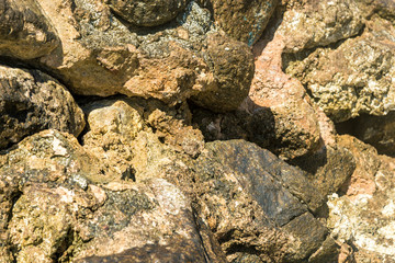 Part of the rocky stones for the whole frame