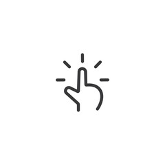 touch screen out line