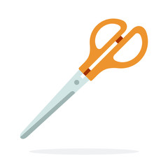 Sewing shears vector flat isolated