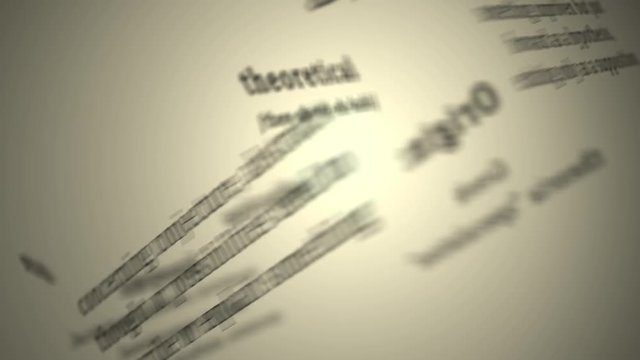 Definition: Theoretical