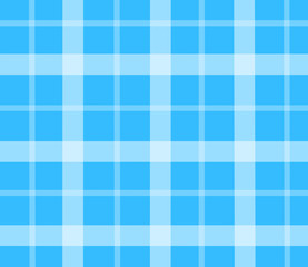 Blue picnic tablecloth vector flat isolated