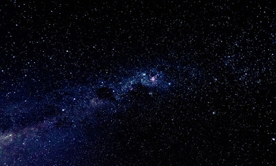 Sky photo of milky way and galaxy. 