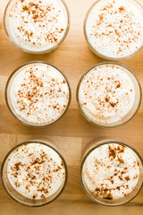 exhibition with a variety of cakes, desserts and chocolates