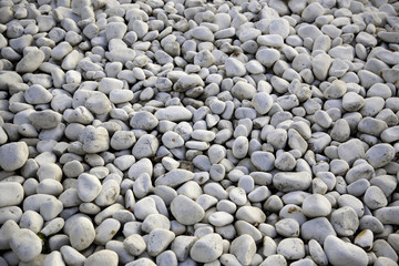 White stones nature