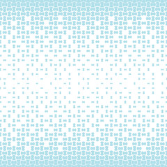 fading halftone geometric vector border pattern