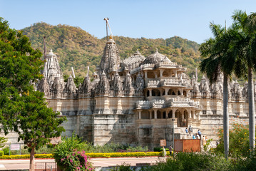 Fototapeta na wymiar Ranakpur Jain Temple in Rajasthan, India