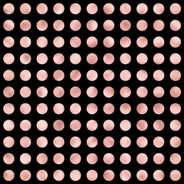 Rose Gold Pattern Modern Dot Wallpaper Background