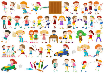 Set of many character