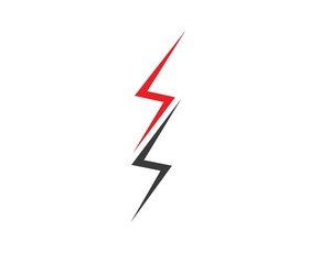 flash power thunder illustration vector