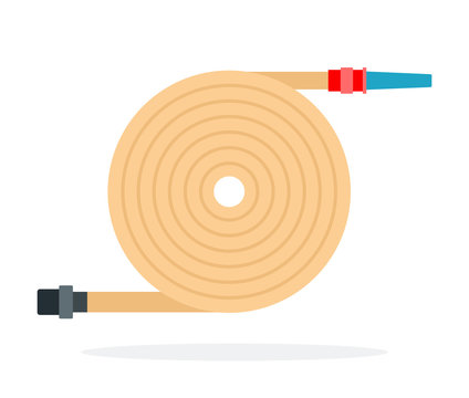 Water hose to extinguish the fire