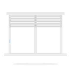 Blinds on the window