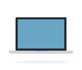 Open notebook vector flat isolated