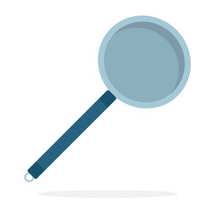 Soup ladle vector flat material design isolated object on white background.