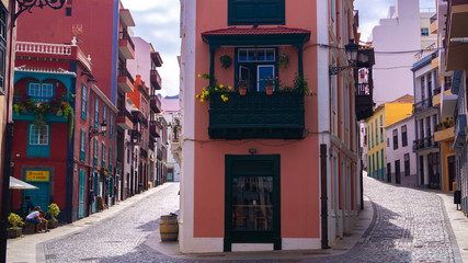 Fototapeta na wymiar The town of Los LLanos De Aridana In La Palma Canary Islands