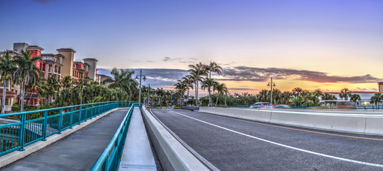 Crossing the Herbert R. Savage Bridge on Collier boulevard Route 951 leading into Marco Island