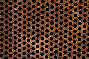 Metallic wire mesh texture