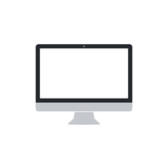 Flat desktop pc template