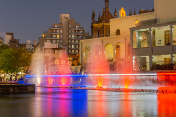 Dancing waters (Aguas Danzantes), Paseo del Buen Pastor, Córdoba, Argentina