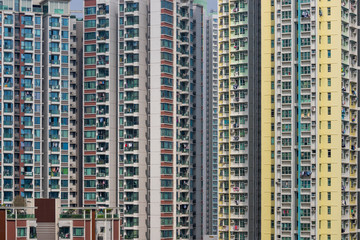 Naklejka premium Skyscraoer building facade