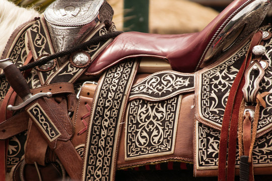 charro saddle closeup