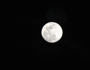 Fototapeta na wymiar full moon at night