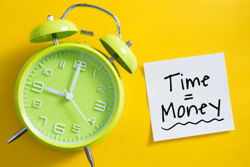 Time is money concept
