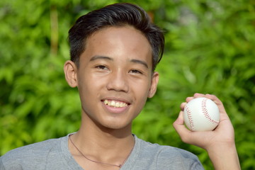 Minority Male Athlete And Happiness With Baseball
