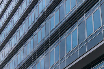 Fototapeta na wymiar exterior of a modern building with windows