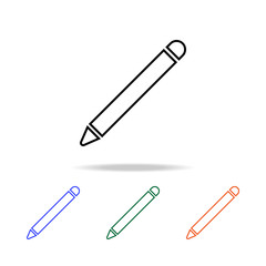 a pen icon. Elements of simple web icon in multi color. Premium quality graphic design icon. Simple icon for websites, web design, mobile app, info graphics