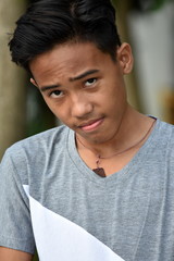 Teenage Male And Confusion