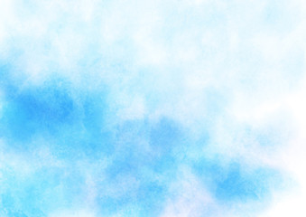 空　雲　青　水彩　テクスチャ　背景
