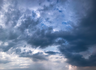 blue sky with clouds