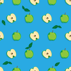 Fototapeta premium fruit pattern background graphic apple