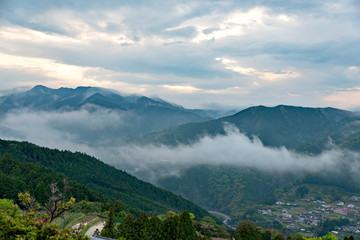 Sea of clouds at Kumano, Japan