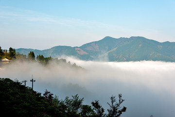 Sea of clouds at Kumano, Japan
