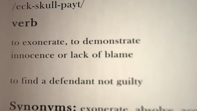 Exculpate Definition