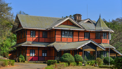 Old building in Pyin Oo Lwin, Myanmar